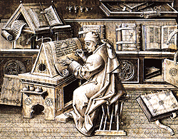 Monk Scribing